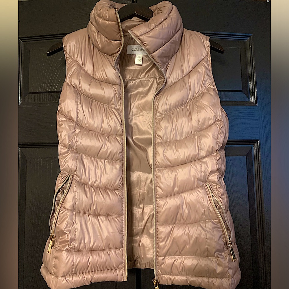 Blush Calvin Klein Puffer Vest